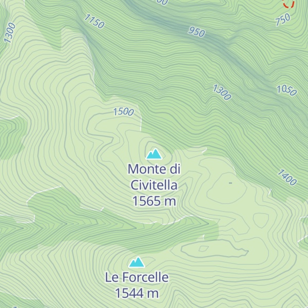 Map of Monte di Civitella