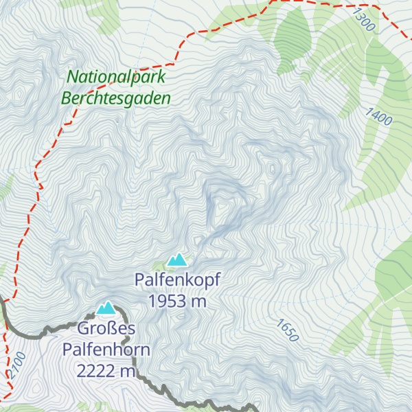 Map of Kleines Palfenhorn