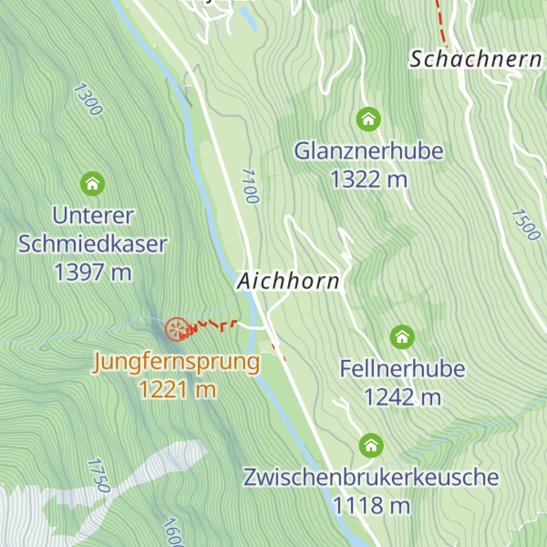 Map of Aichhornerhube