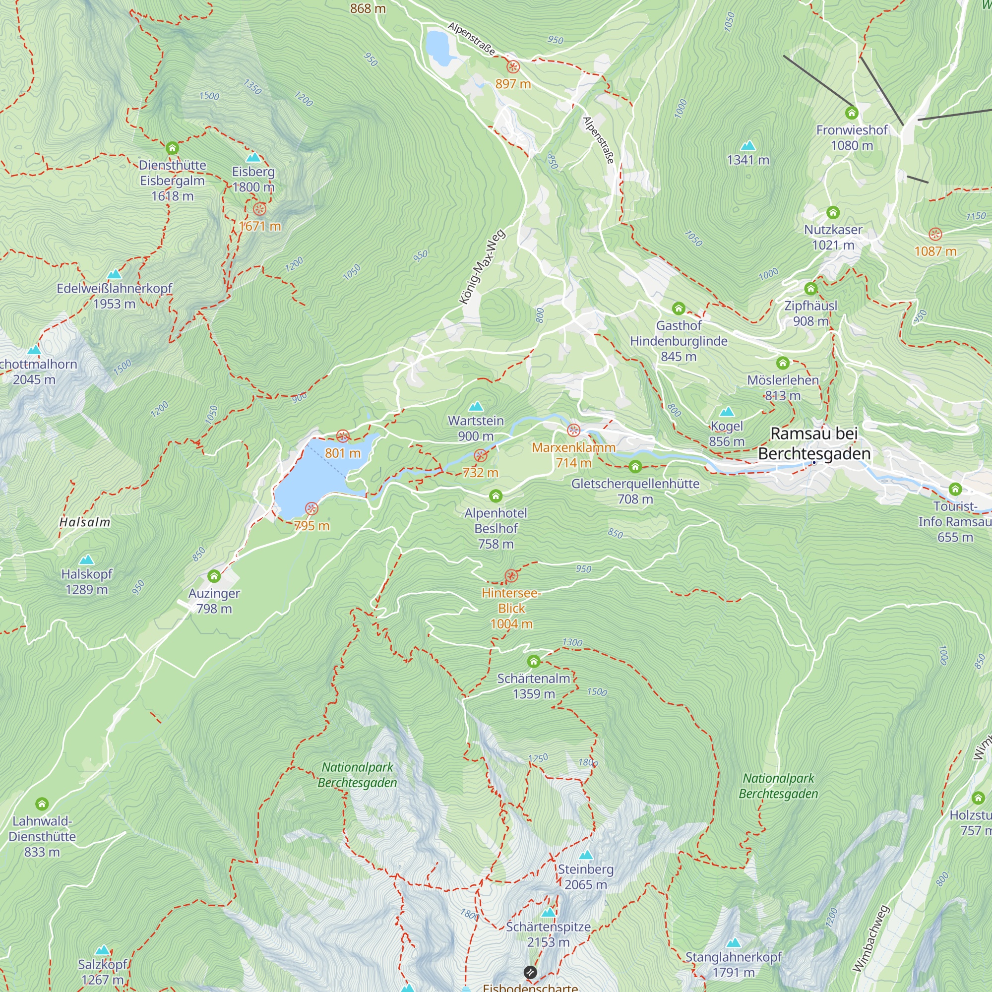 Alpenhotel Beslhof map