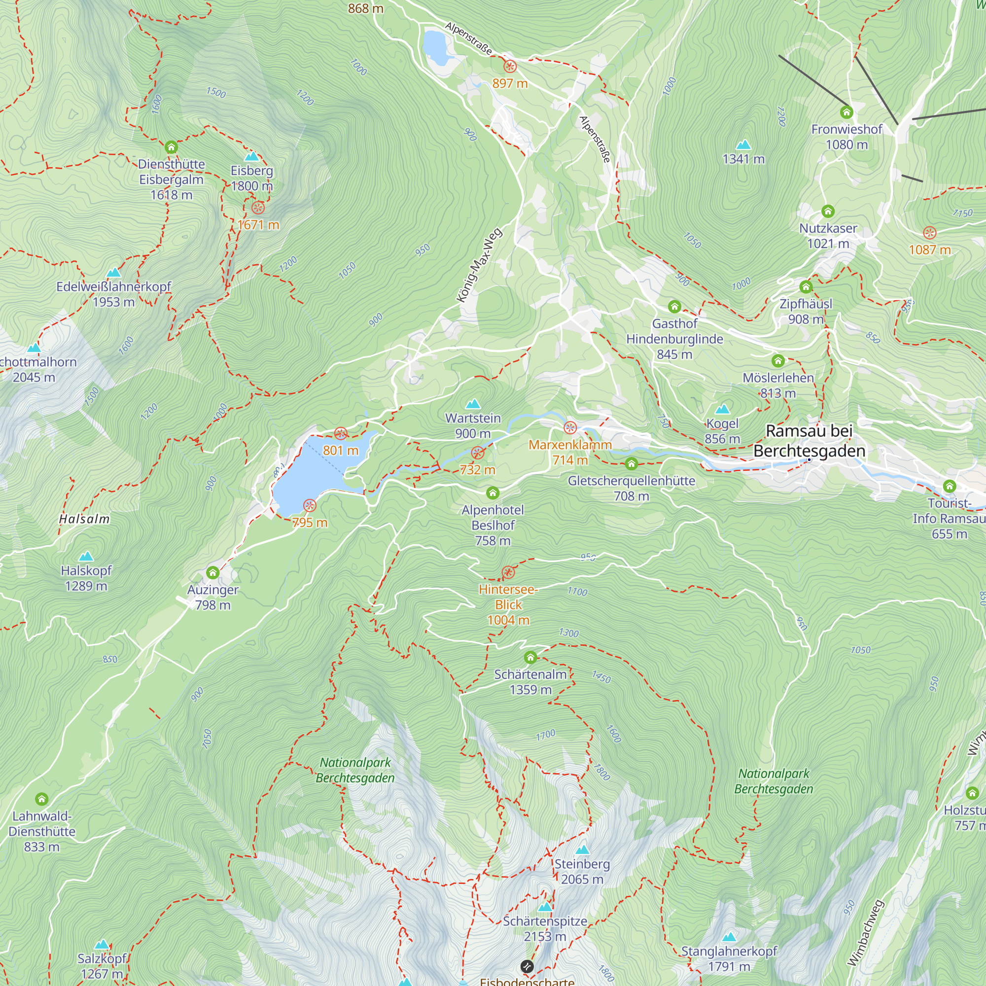 Alpenhotel Beslhof map
