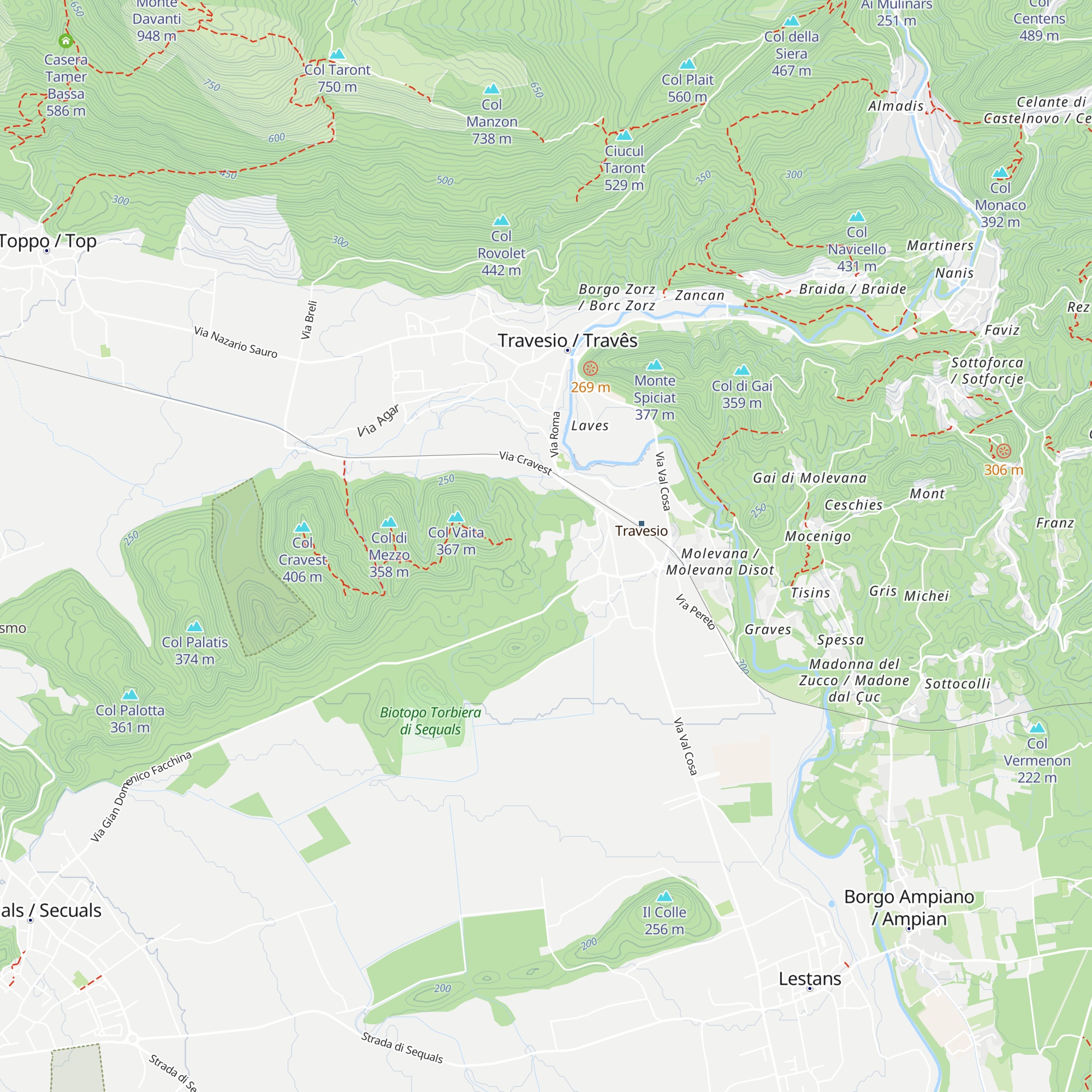 Centro cinofilo Spilimbau map