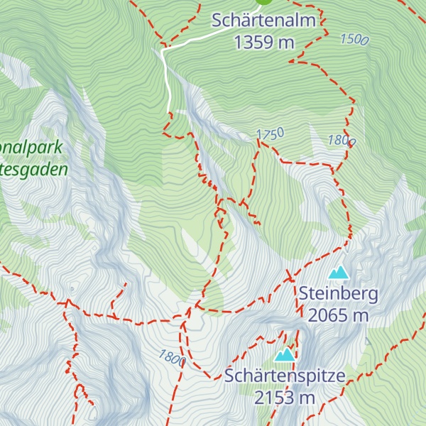 Map of Blaueishütte
