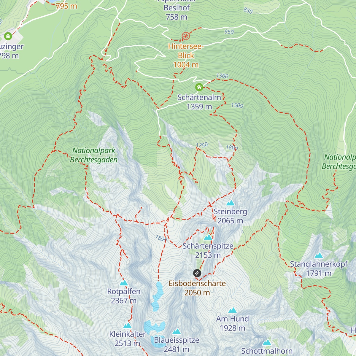 Blaueishütte map