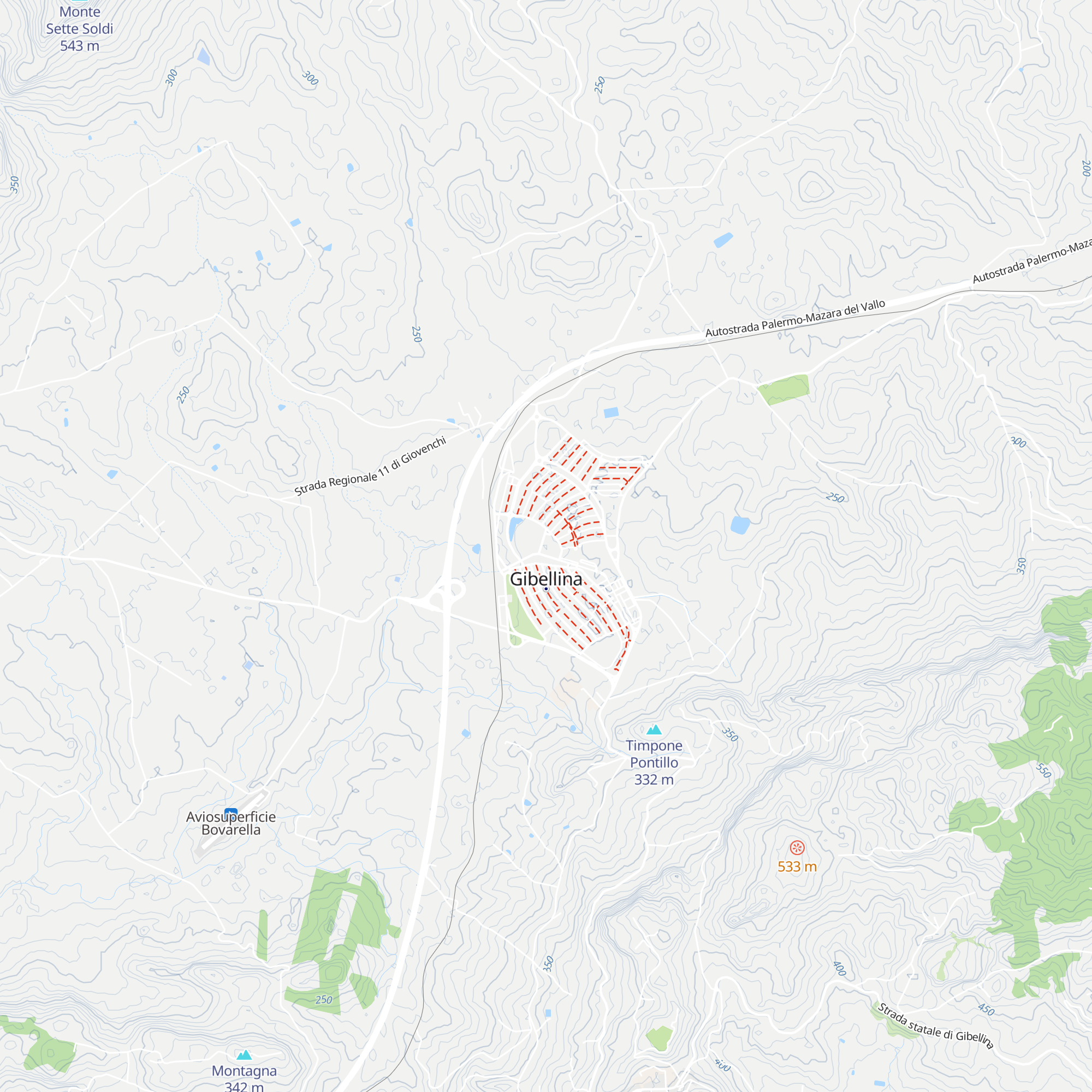 Uffico Informazioni Gibellina map