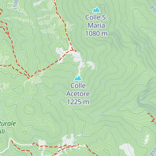 Map of Colle Acetore