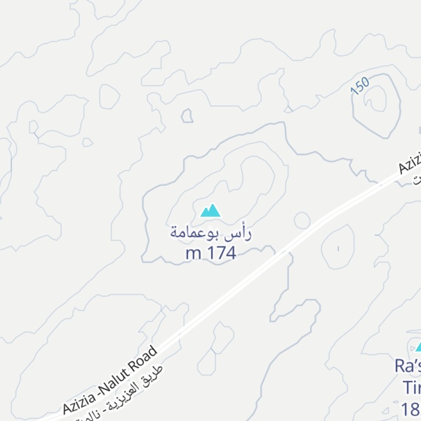 Map of رأس بوعمامة