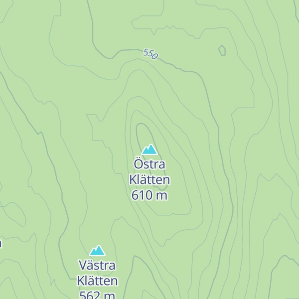 Map of Östra Klätten