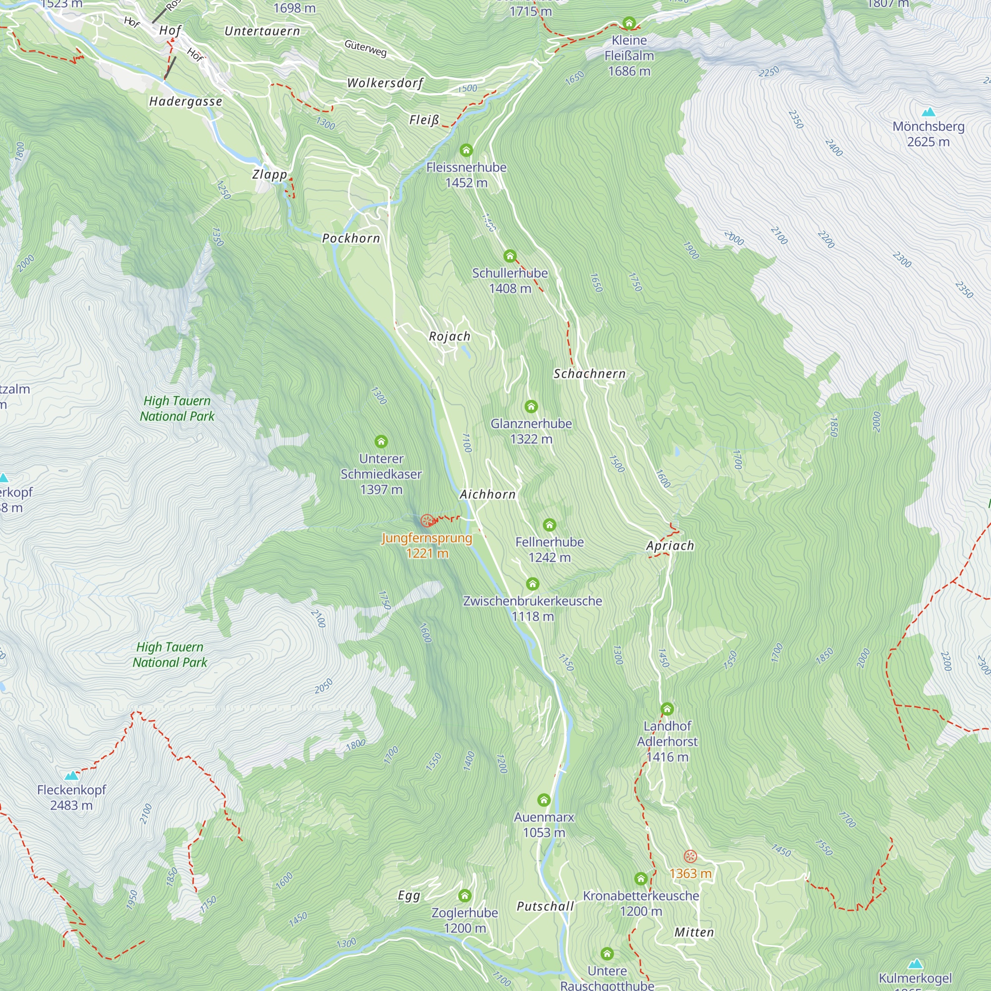 Schmiedhube map