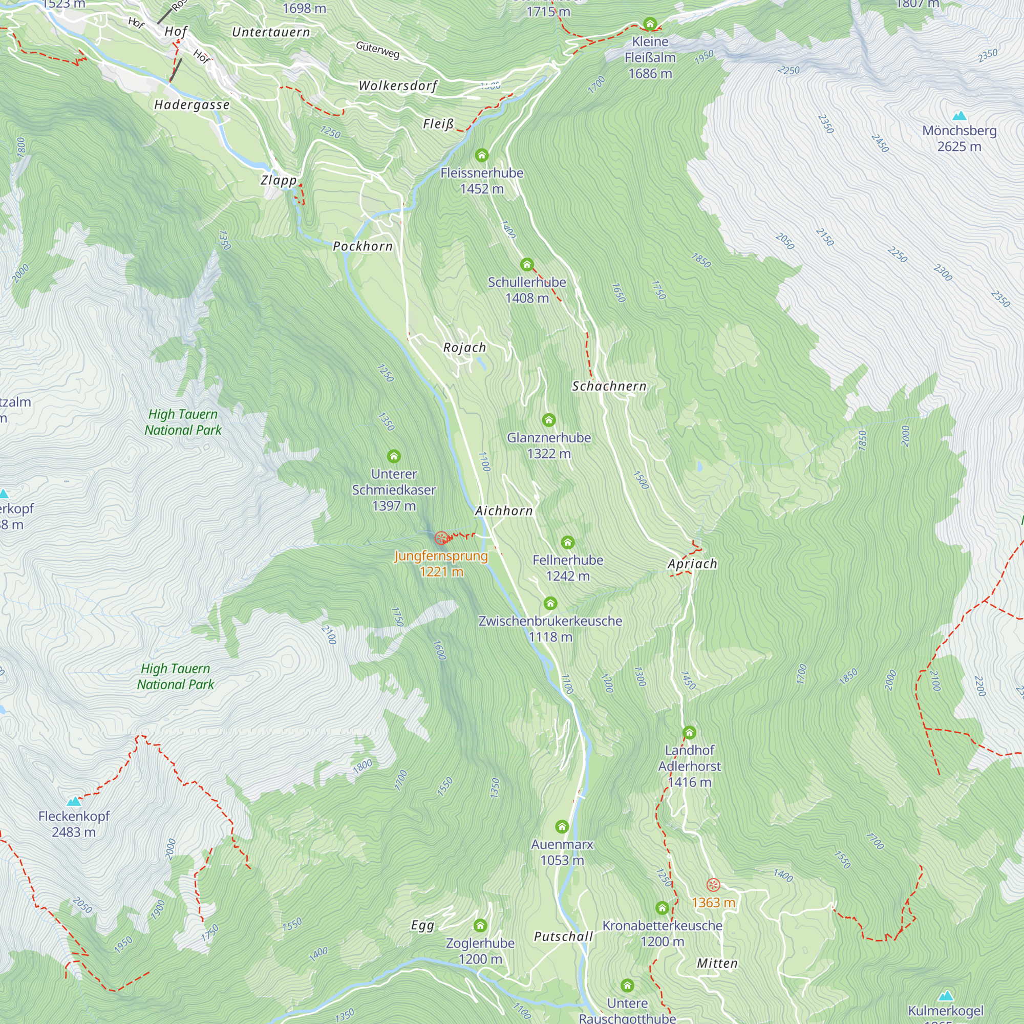 Schmiedhube map