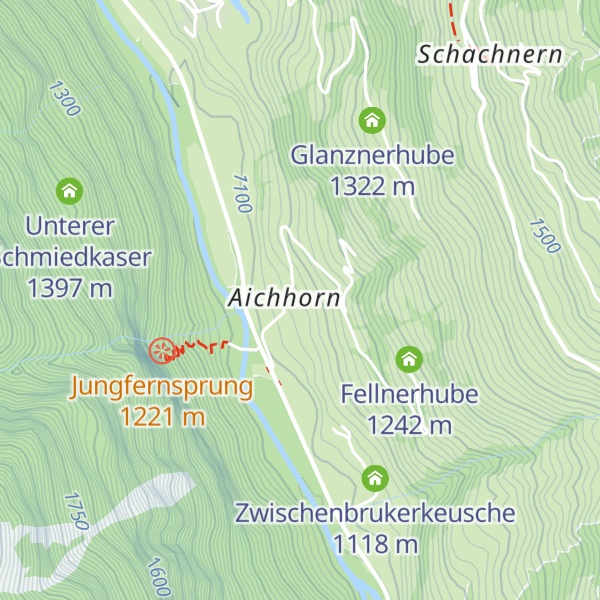 Map of Schmiedhube