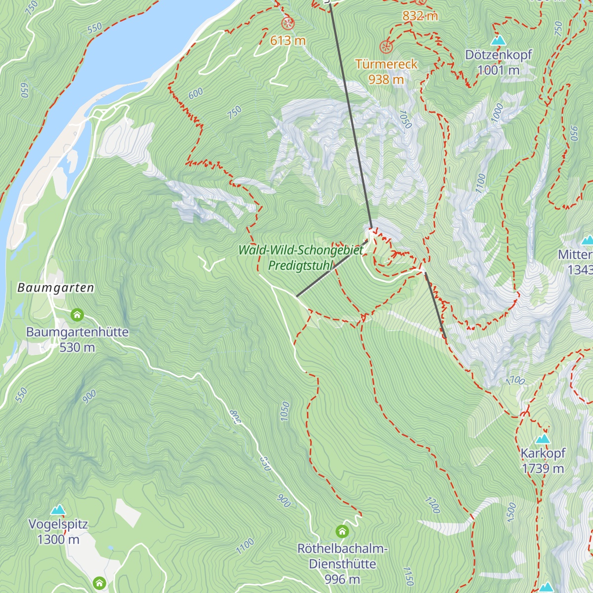 Untere Schlegelalm Diensthütte map