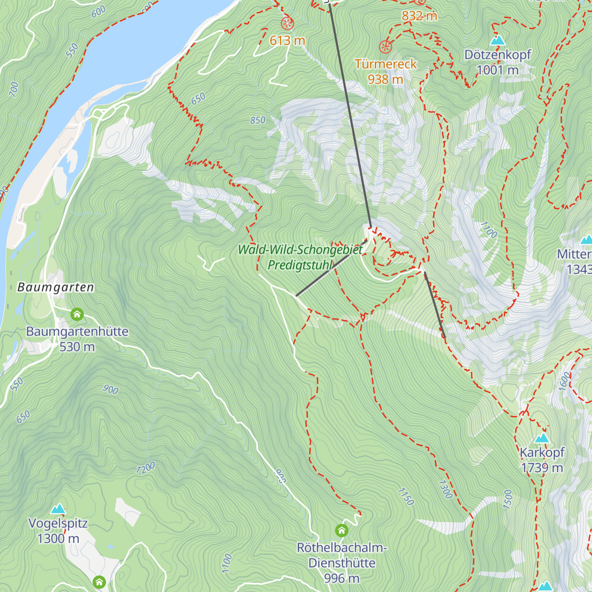 Untere Schlegelalm Diensthütte map