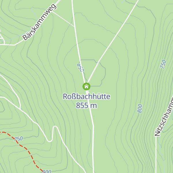 Map of Roßbachhütte