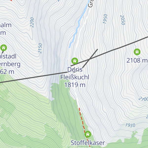 Map of Skihütte Fleißalm