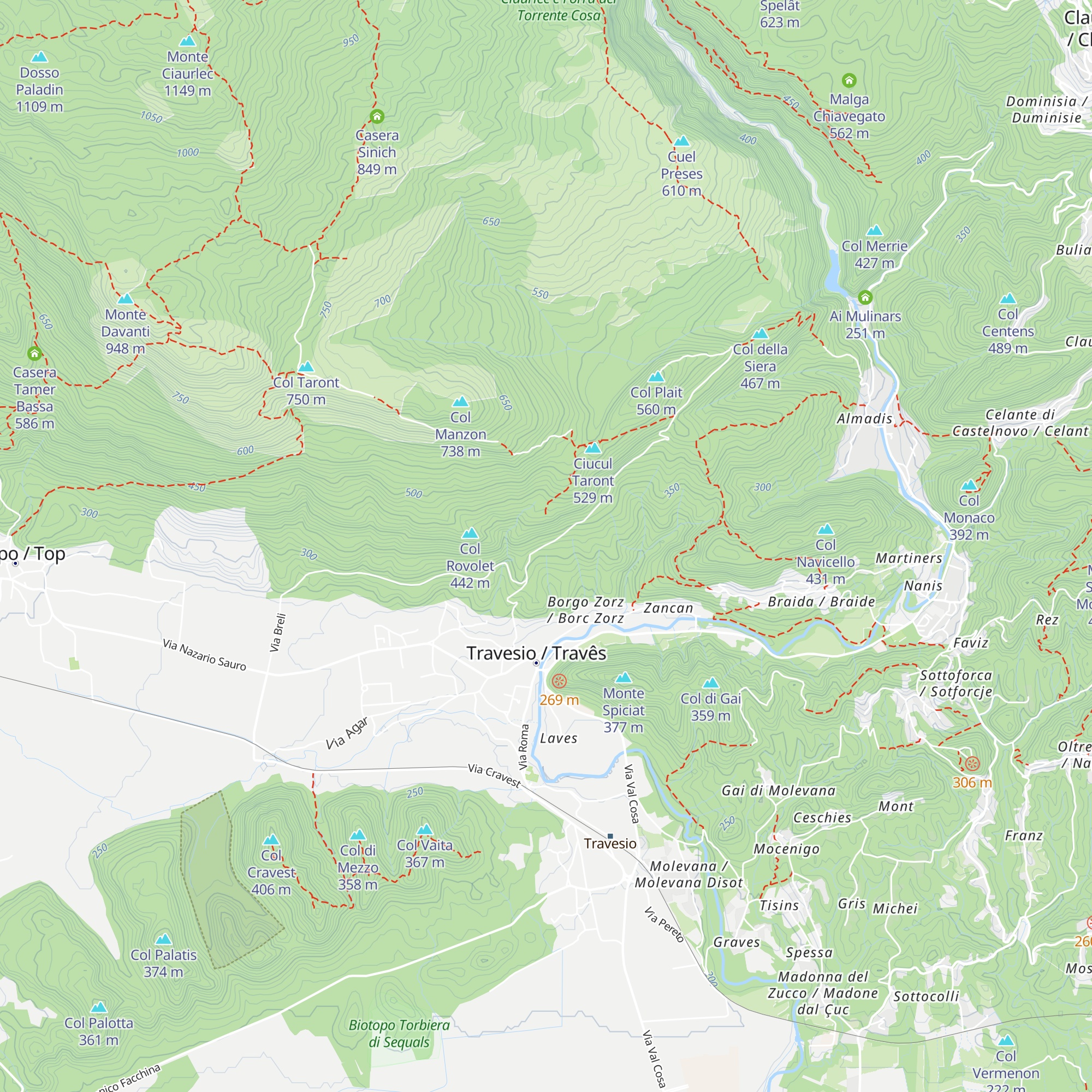 Agriturismo Alle Genziane map