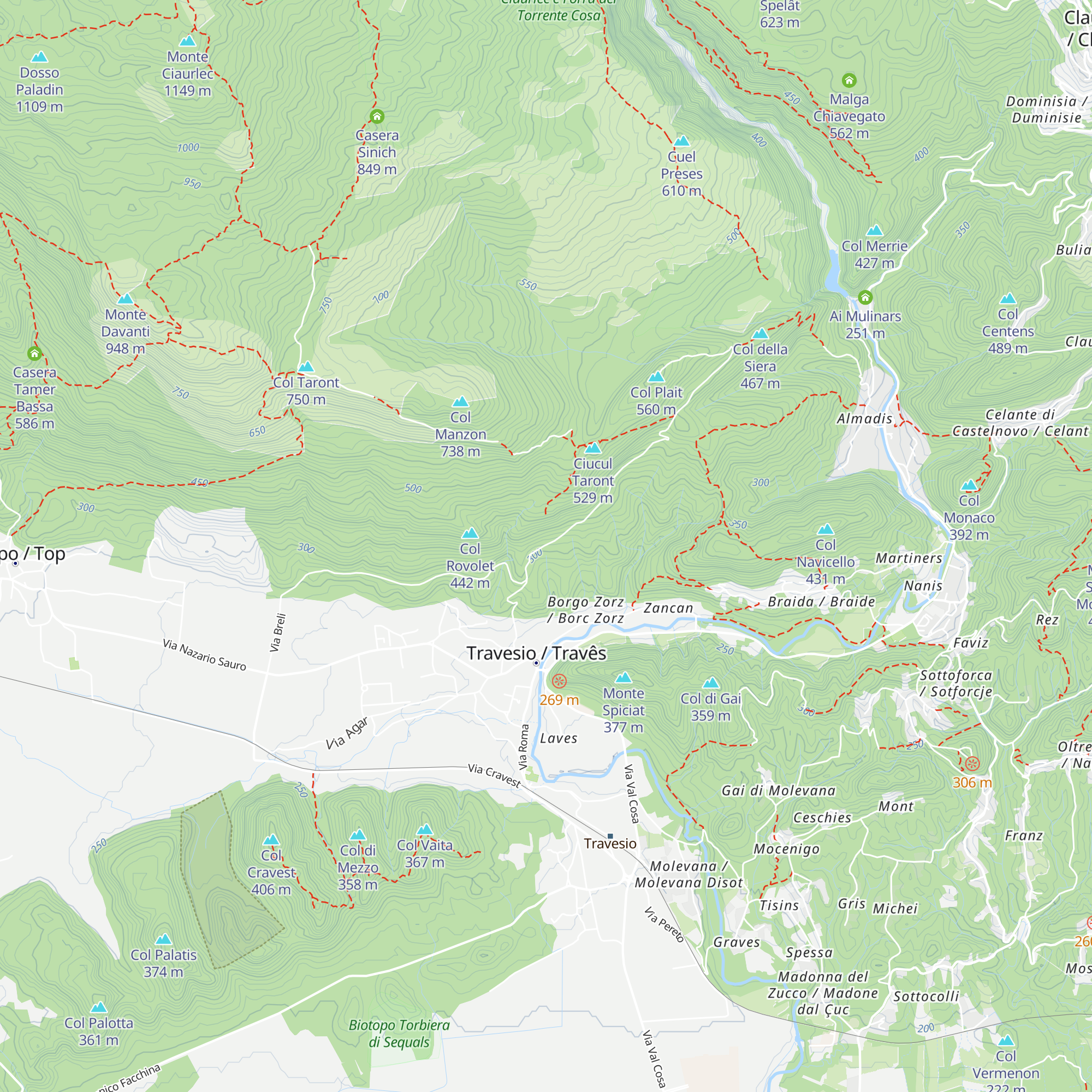 Agriturismo Alle Genziane map