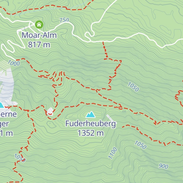 Map of Pidinger Hütte