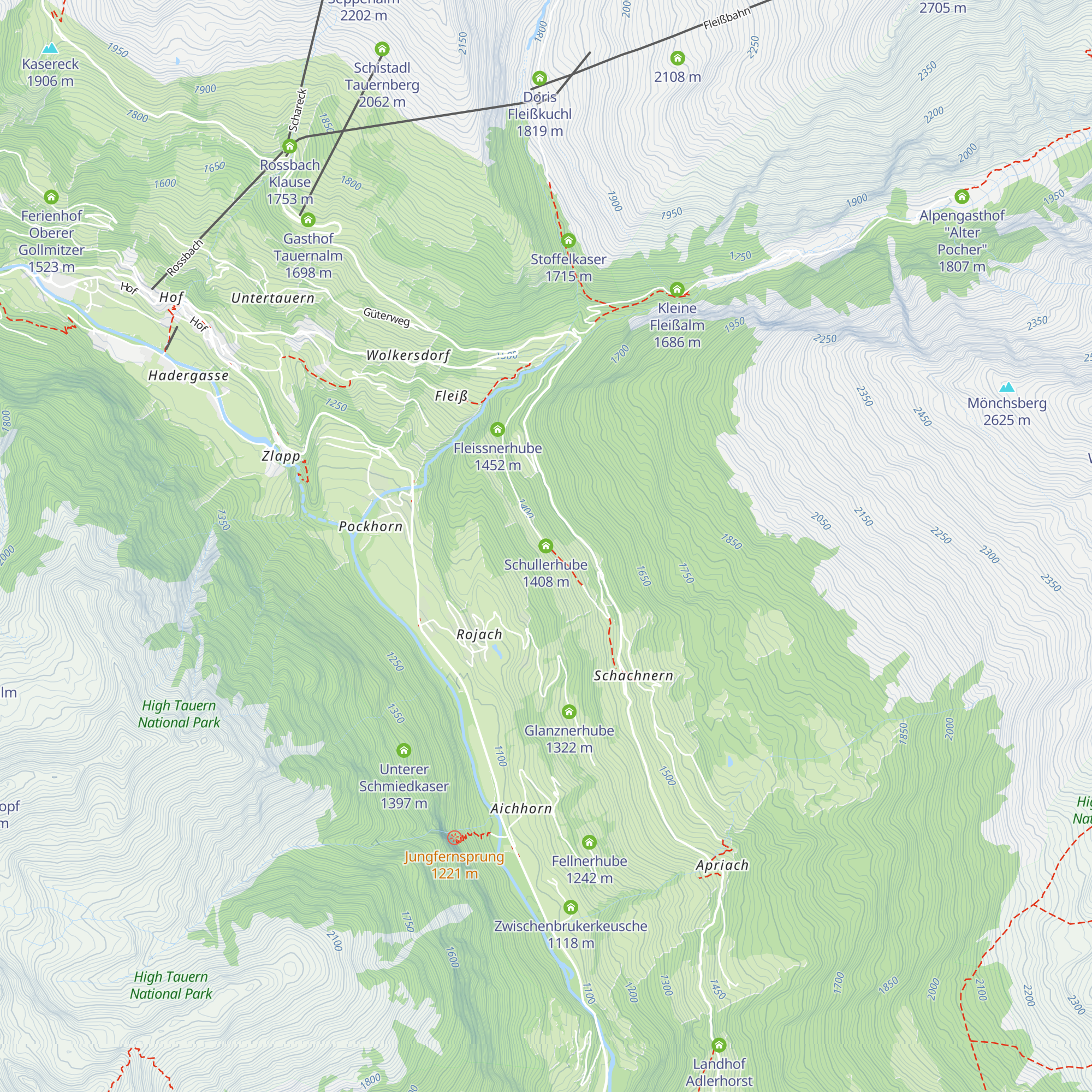 Schullerhube map