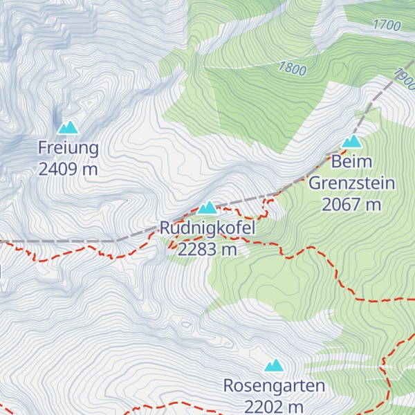 Map of Rudnigkofel