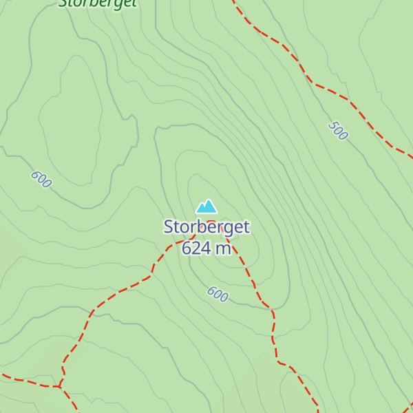 Map of Storberget