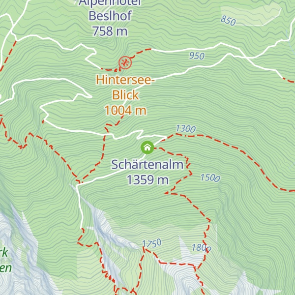 Map of Schärtenalm