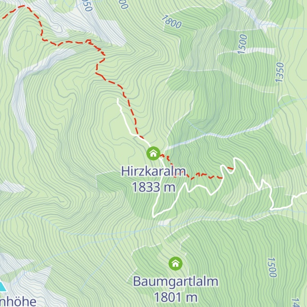 Map of Hirzkaralm