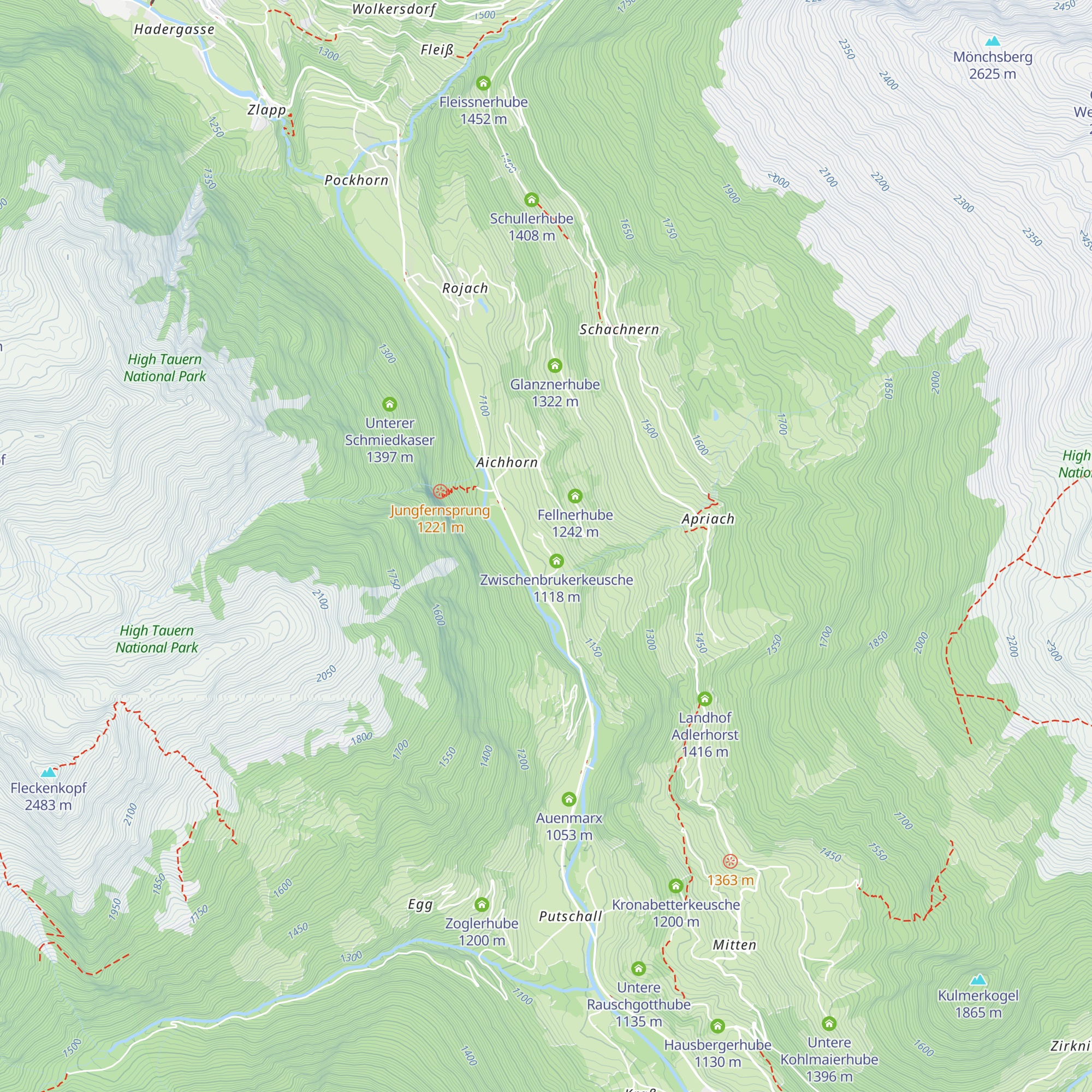 Rennerhube map