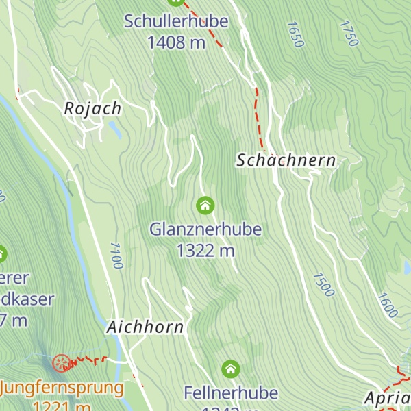 Map of Glanznerhube