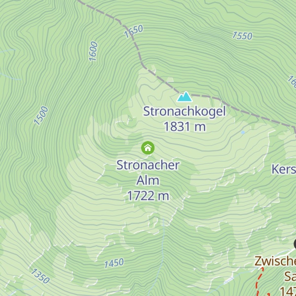Map of Stronacher Alm