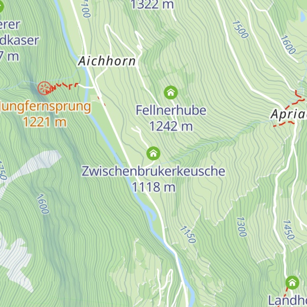 Map of Zwischenbrukerkeusche