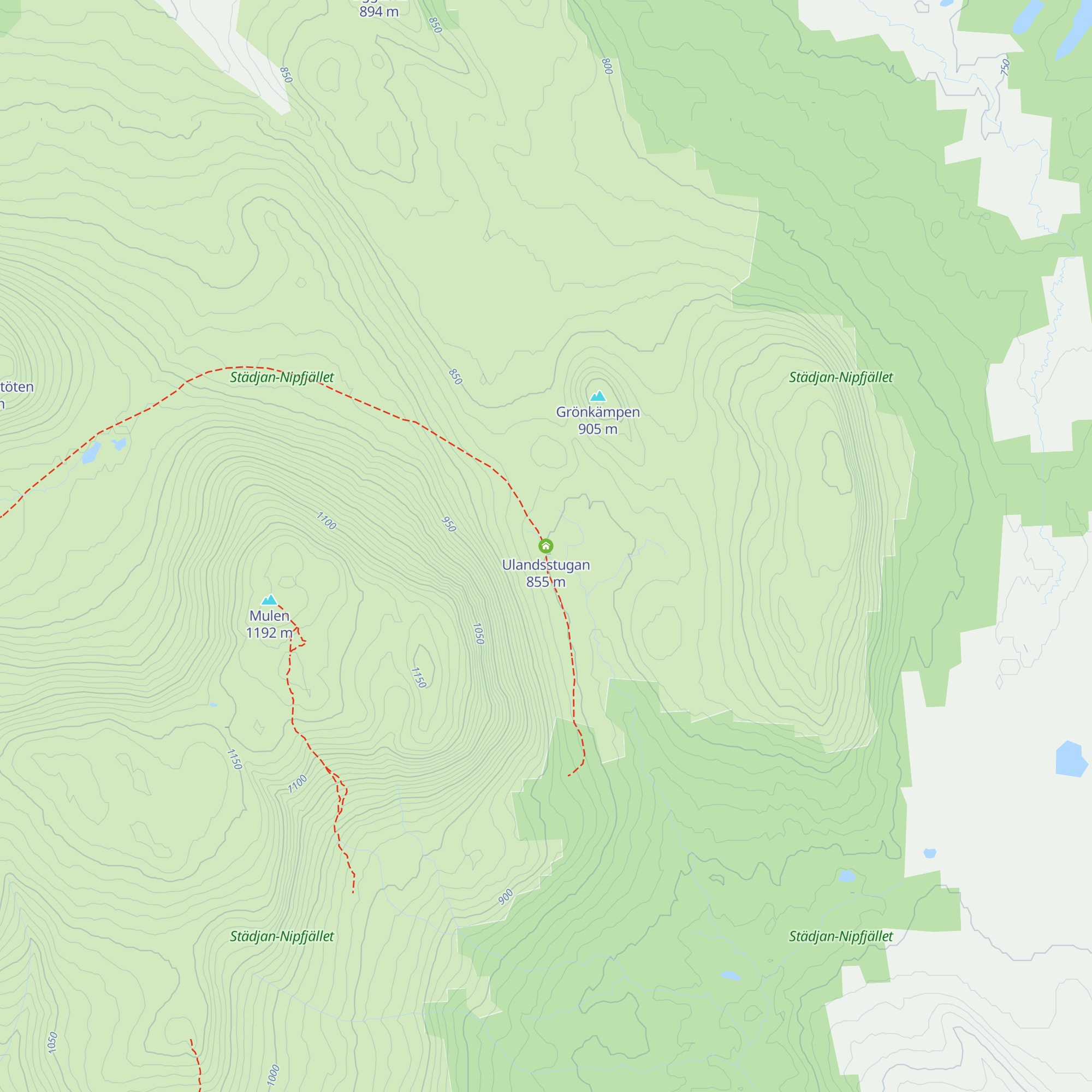 Ulandsstugan map