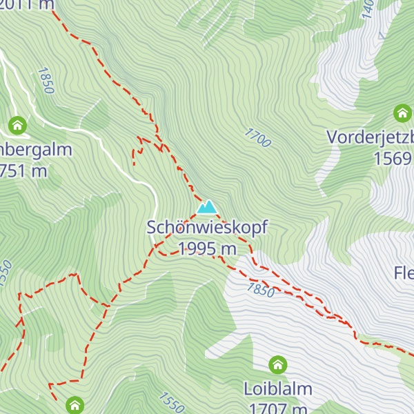 Map of Schönwieskopf