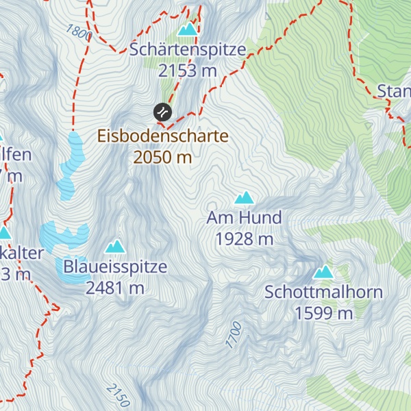 Map of Kopf des Hunds