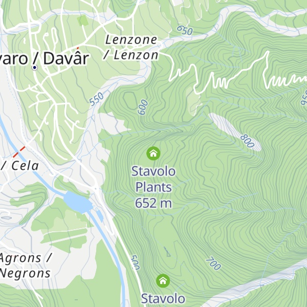Map of Stavolo Plants