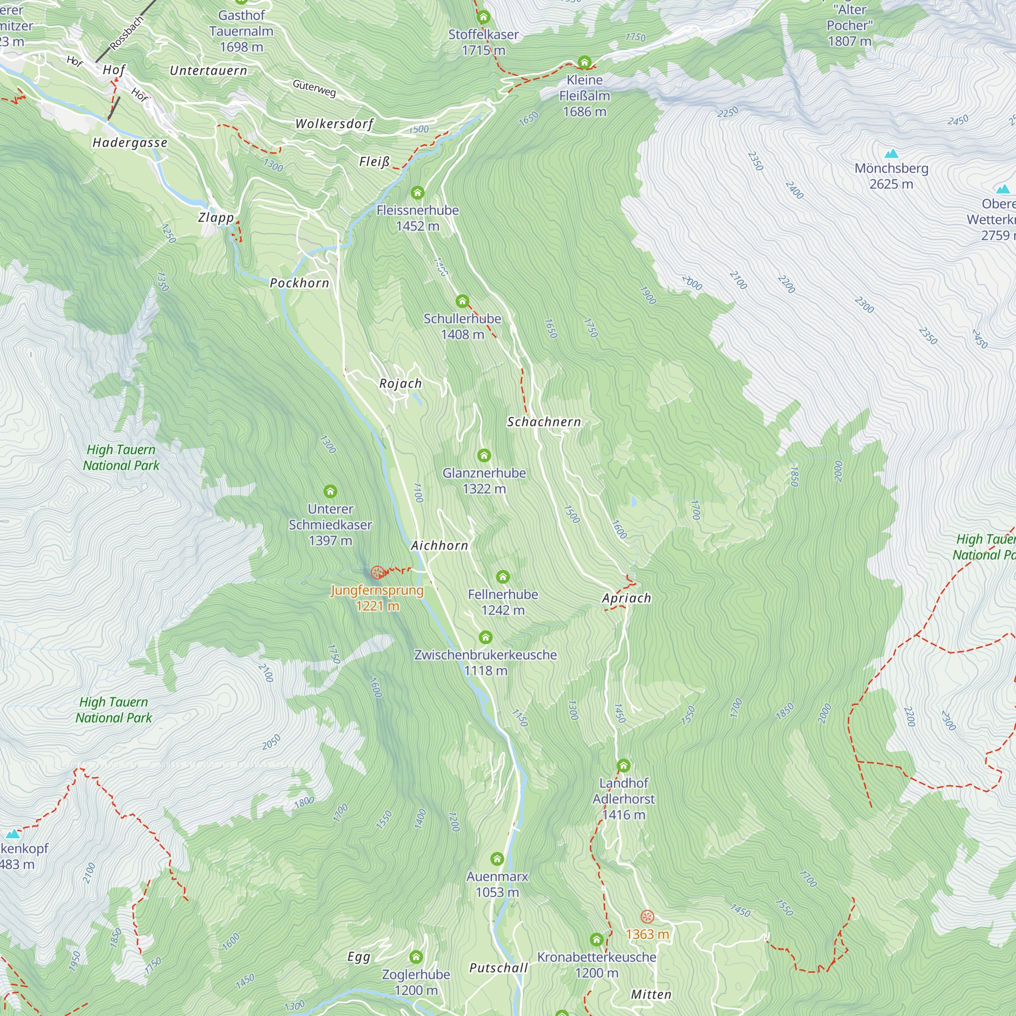 Edlingerhube map