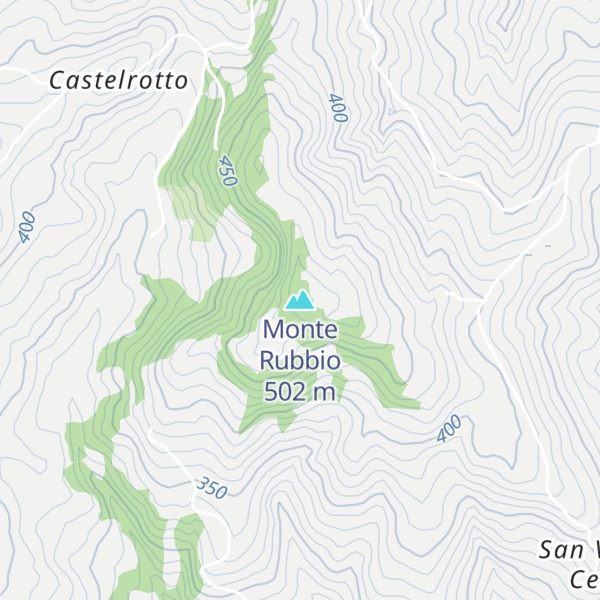 Map of Monte Rubbio
