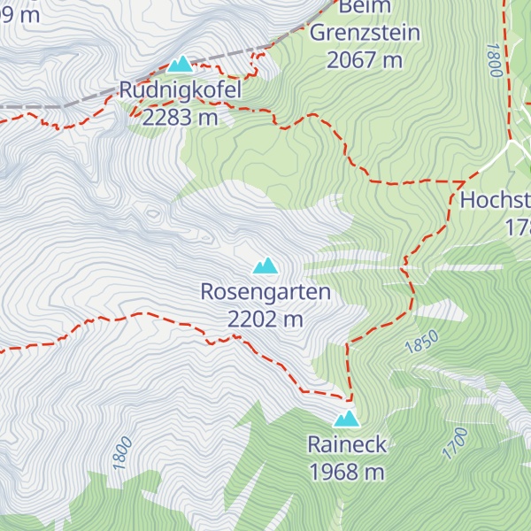 Map of Rosengarten