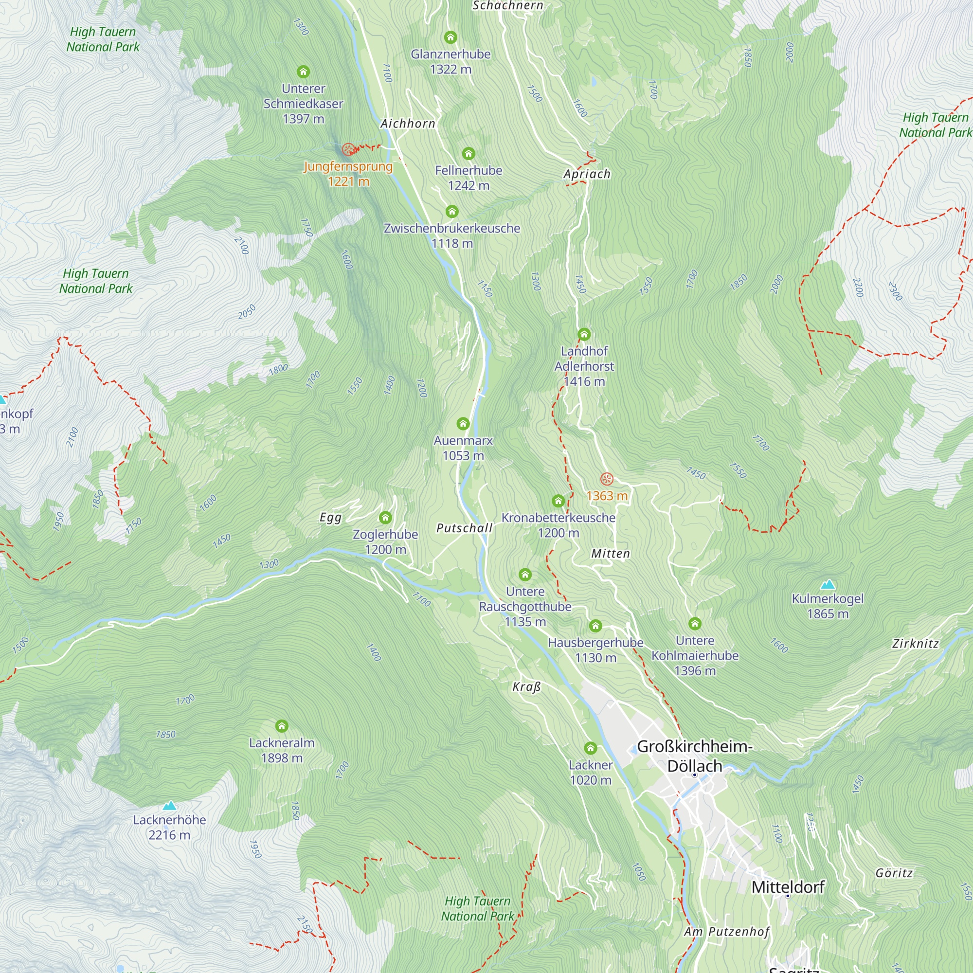 Jösserhube map