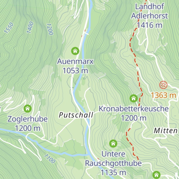 Map of Jösserhube