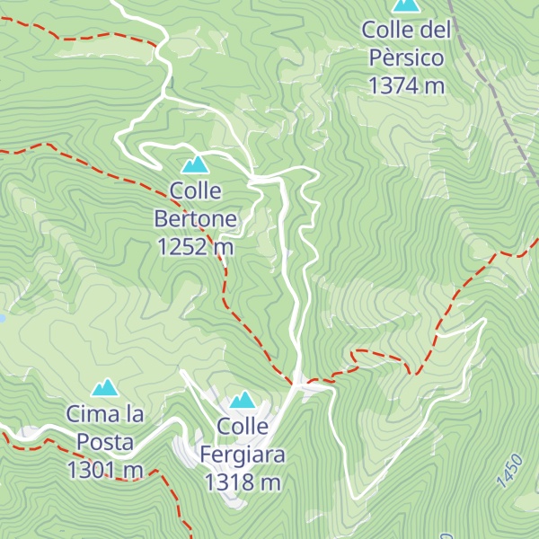 Map of Rifugio Nello Troiani