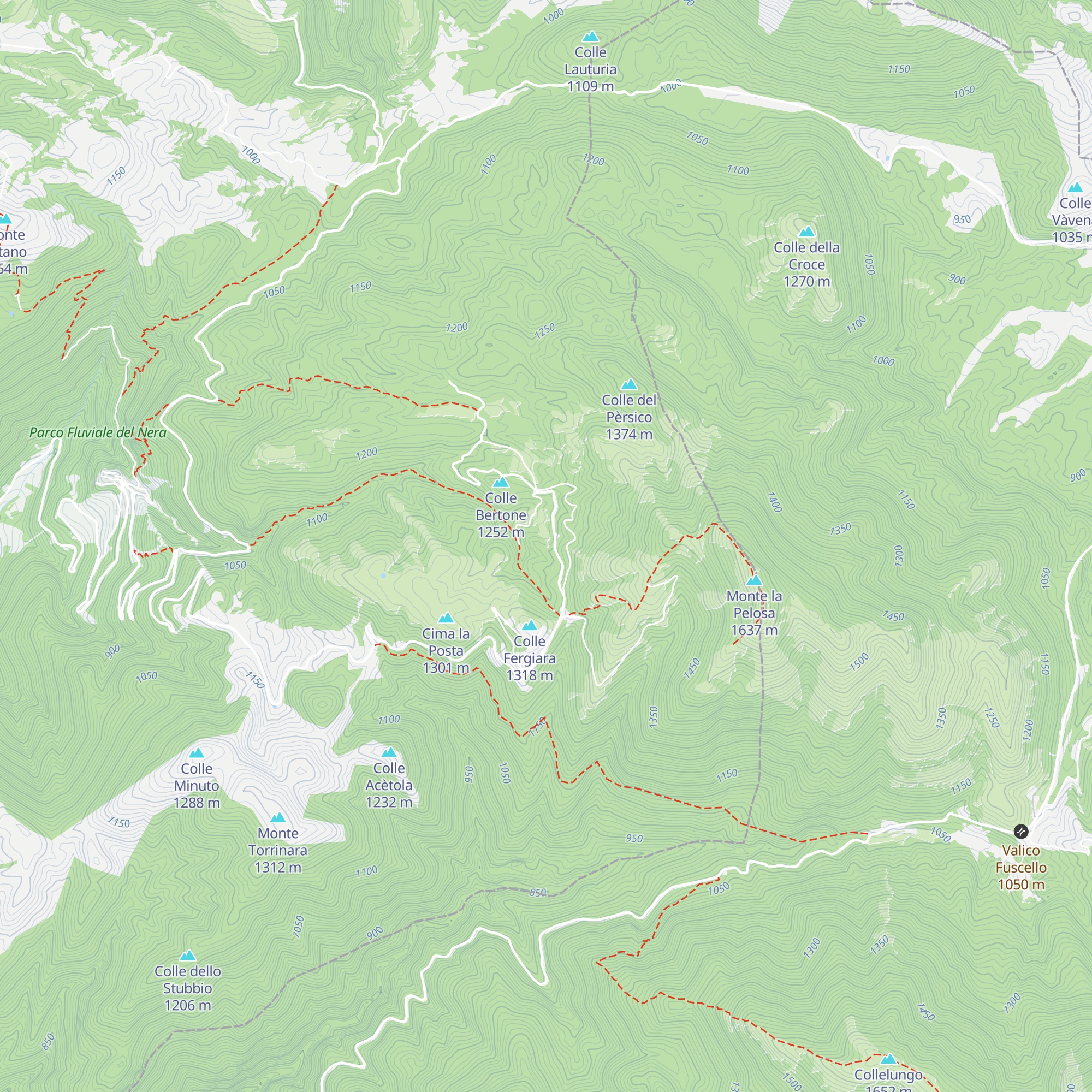 Rifugio Nello Troiani map