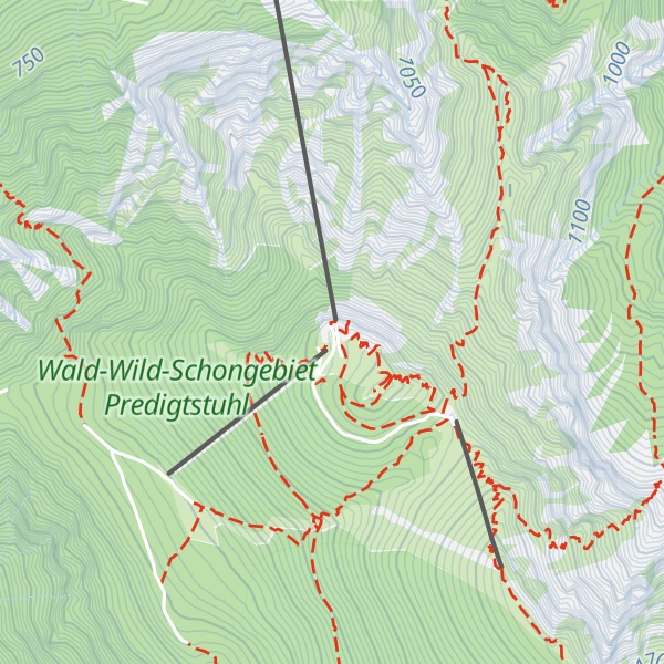 Map of Teufelssattel