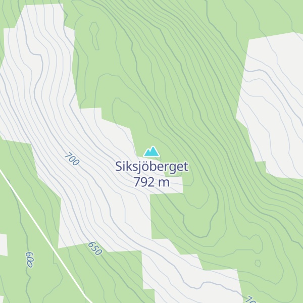 Map of Siksjöberget