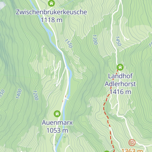 Map of Judenbinderkeusche