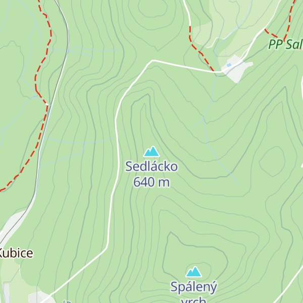 Map of Sedlácko