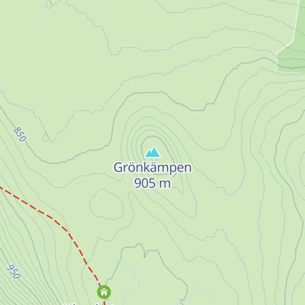Map of Grönkämpen