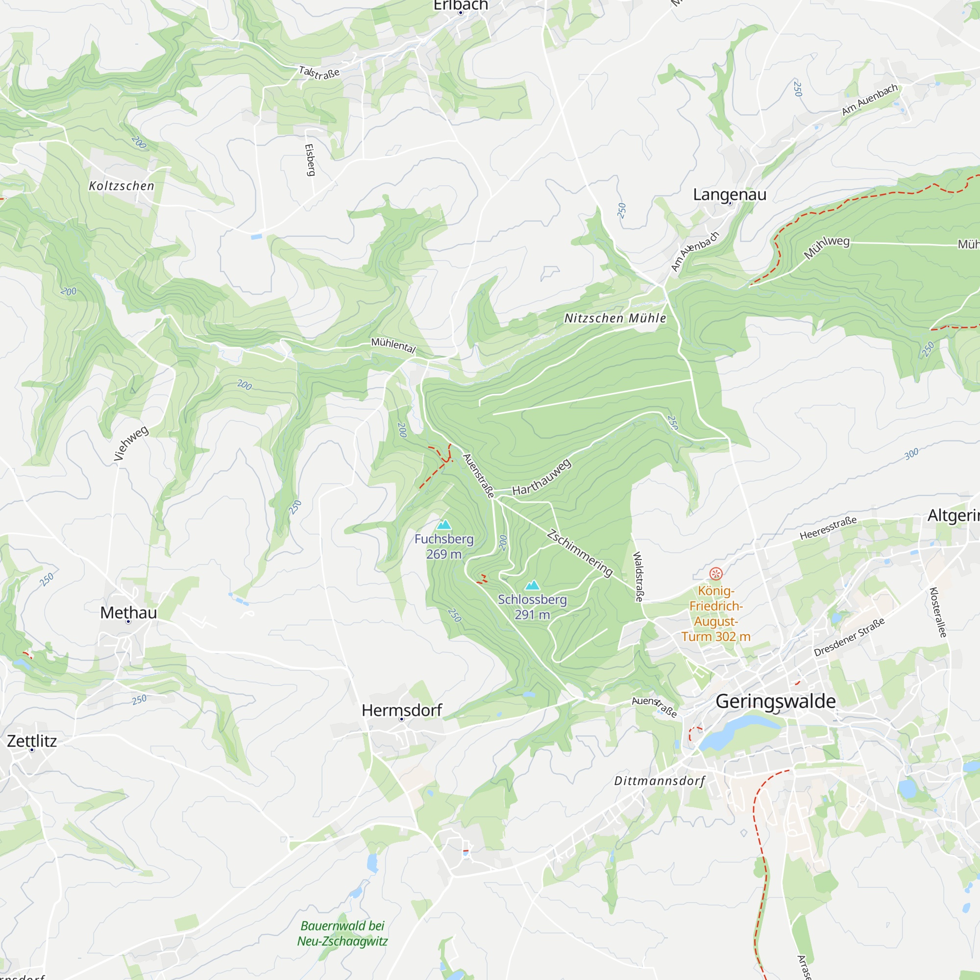 Leipziger Hütte map