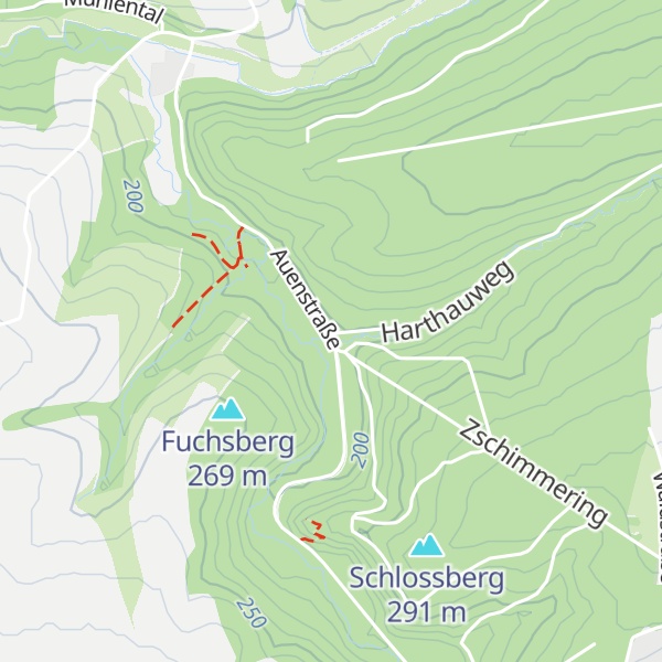 Map of Leipziger Hütte