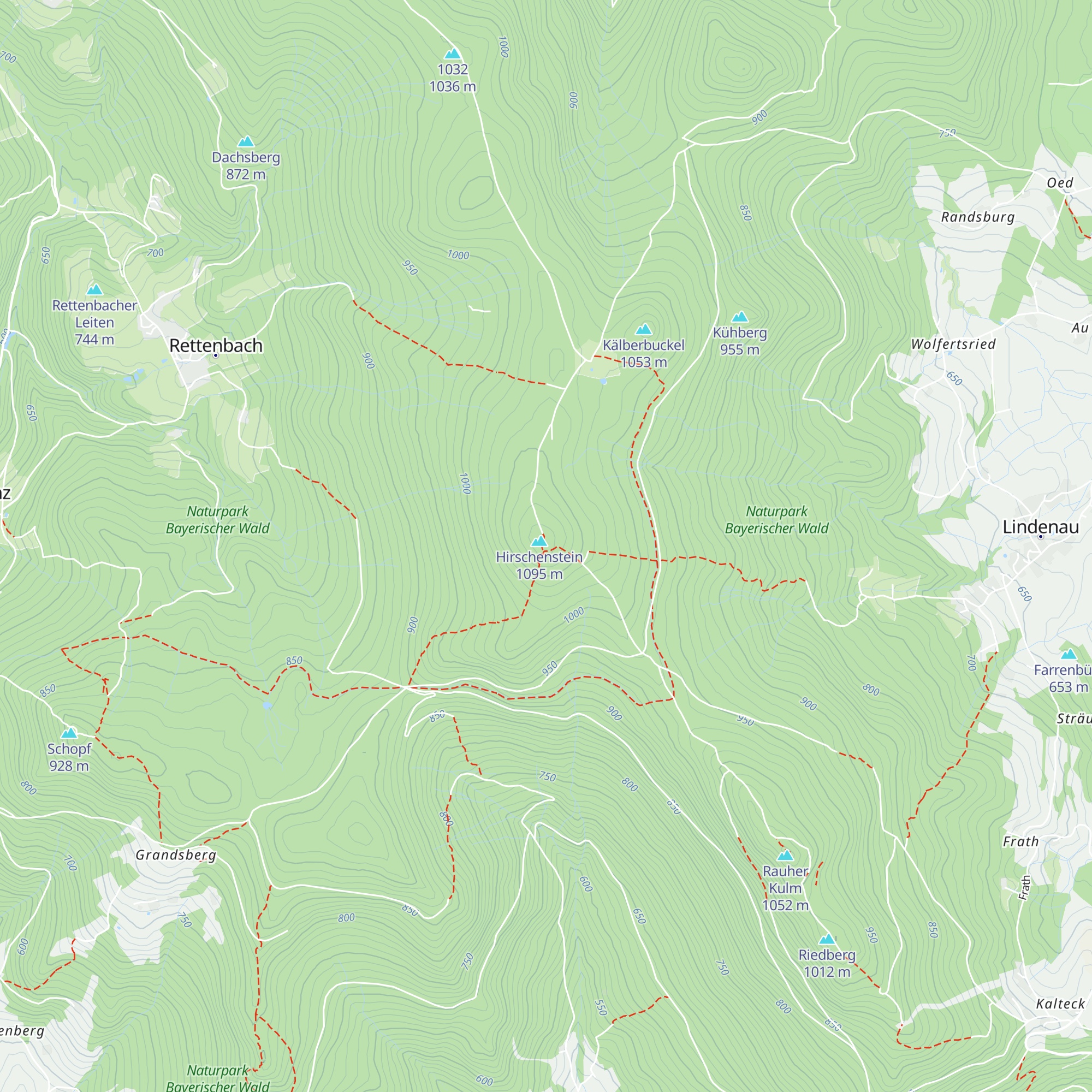 Hirschensteinhütte map